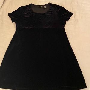 Velvety Black Kathie Lee Sz L (12/14) Dress